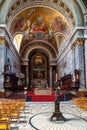 Interior of Esztergom basilica in Hungary