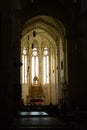 Old evanghelic church in the city Sibiu, Transylvania Royalty Free Stock Photo