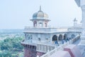 Interior and exterior elements of Agra Fort