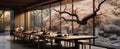 interior and exterior environments luxury dining room