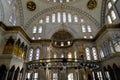 Interior facade of Nuruosmaniye Mosque located in Shemberlitash, Fatih, Istanbul, Turkey Royalty Free Stock Photo