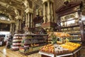 The interior of the famous Eliseevsky grocery store on Tverskaya street in Moscow