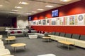 Interior of the famous Emirates Stadium, The home of FC Arsenal Royalty Free Stock Photo