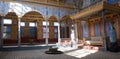 Interior of famous Topkapi Palace in istanbul, Turkey