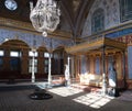 Interior of famous Topkapi Palace in Istanbul, Turkey