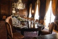 The interior of a fancy historical house located in the big city of Buenos Aires