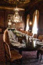 The interior of a fancy historical house located in the big city of Buenos Aires