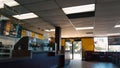 Interior of a fast food restaurant in Lynwood, California