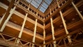 Interior of the federal courthouse in Milwaukee wisconsin Royalty Free Stock Photo