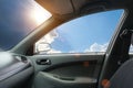 Interior of fly car