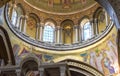 Interior fragment in the church of Holy Sepulchre. Jerusalem, Israel Royalty Free Stock Photo