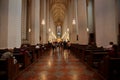 The interior of the Frauenkirche, the cathedral of Munich. Royalty Free Stock Photo