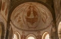 Interior Fresco Christ Church Gourdon France