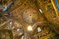 Interior and fresco of the dome inside historical armenian Vank Cathedral
