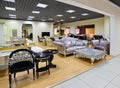 Interior Furniture shopping complex Grand. Furniture shopping mall GRAND - largest specialty shop Royalty Free Stock Photo