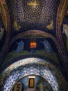 Interior of Galla Placidia mausoleum in Ravenna