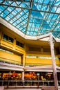 The interior of The Gallery in the Inner Harbor of Baltimore, Ma