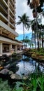 Interior Garden View of Hilton Hawaiin Village