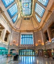 Interior of Gare du Palais, the historical Train Station in Quebec City, Canada
