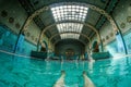 Interior of the Gellert spa in Budapest Royalty Free Stock Photo