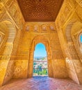 Interior of Generalife Summer Residence, Alhambra, Granada, Spain