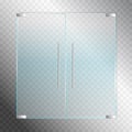 Interior glass doors Royalty Free Stock Photo