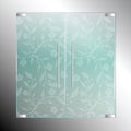 Interior glass doors Royalty Free Stock Photo