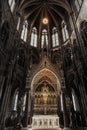 Interior of gothic style church