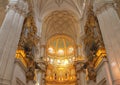 Interior of Granada Cathedral Royalty Free Stock Photo