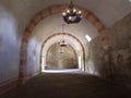 Interior, granary, Mission San Jose