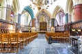 Interior with the grave of Frans Hals in the Saint Bavo Church in Haarlem in the Netherlands