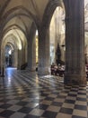 Interior and vaults of the Cathedral Oviedo Asturias Spain