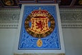 Scottish Crest in the Great Hall Stirling Castle Scotland