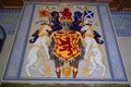 Crest in the Great Hall Stirling Castle Scotland