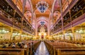 Interior of the Great Synagogue or Tabakgasse Synagogue in Budapest, Hungary