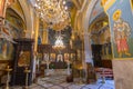 Interior of the Greek Orthodox Church of the Annunciation in Nazareth, Israel