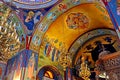 Interior of greek orthodox church of St. George, Kafr Cana Kafr Kanna, Israel Royalty Free Stock Photo