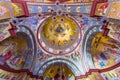 Interior of the Greek Orthodox Church of the Twelve Apostles in Capernaum by the Sea of Galilee Lake Tiberias, Israel, Middle Royalty Free Stock Photo