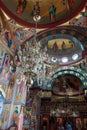 Interior of Greek Orthodox monastery of twelve apostles in Caper Royalty Free Stock Photo