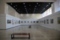 Interior of Guangxi Art Gallery in modern city Nanning Royalty Free Stock Photo