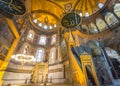 Hagia Sofia Interior, Istanbul, Turkey