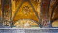 The interior of Hagia Sophia, Ayasofya, Istanbul, Turkey. Royalty Free Stock Photo