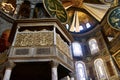 Inside Hagia Sophia Grand Mosque