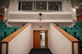 Interior of hall for conferences.