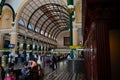 Interior hall of historic Saigon Central Post Office building Royalty Free Stock Photo