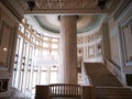 Interior hall with huge pillar Royalty Free Stock Photo