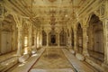 Interior of a hall of the memorial of Madhav Rav Scindhia in Marble