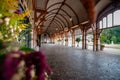 Interior and hallway of the coach house and stables of former royal palace in the Netherlands Royalty Free Stock Photo