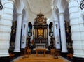 Interior of the Hanswijk basilica church in Mechelen Belgium