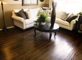 Interior with hardwood flooring Royalty Free Stock Photo